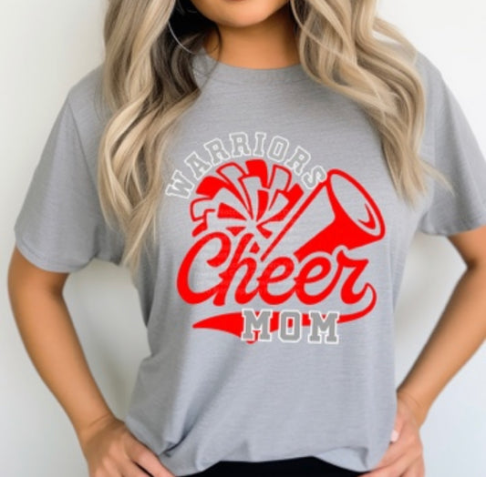 Warriors Cheer Mom DTF Transfer
