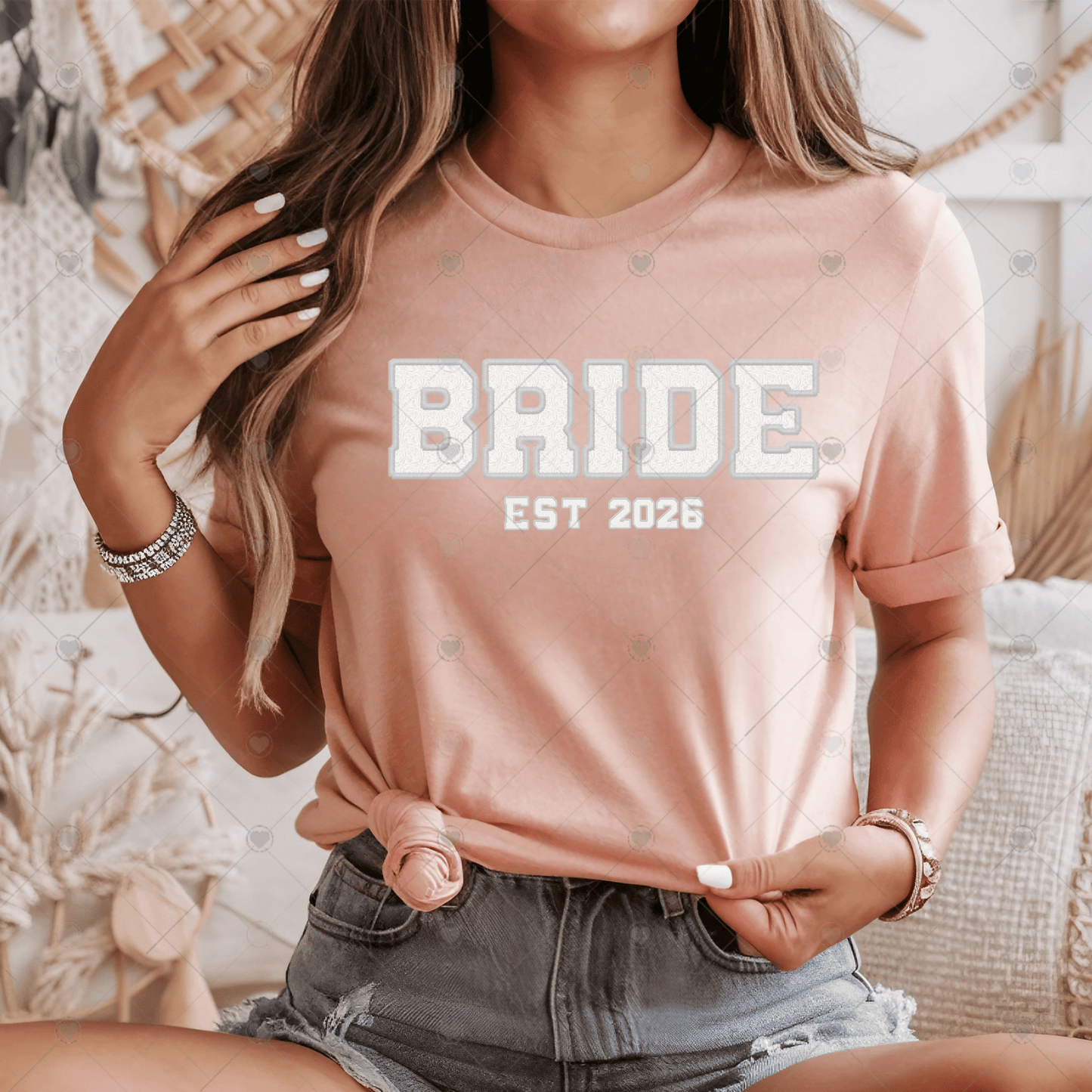 Bride EST 2026 DTF Transfer