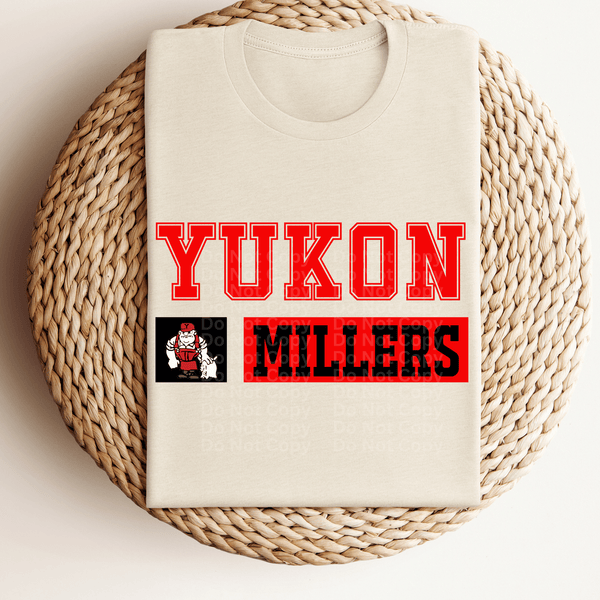 Yukon Millers 1 DTF Transfer