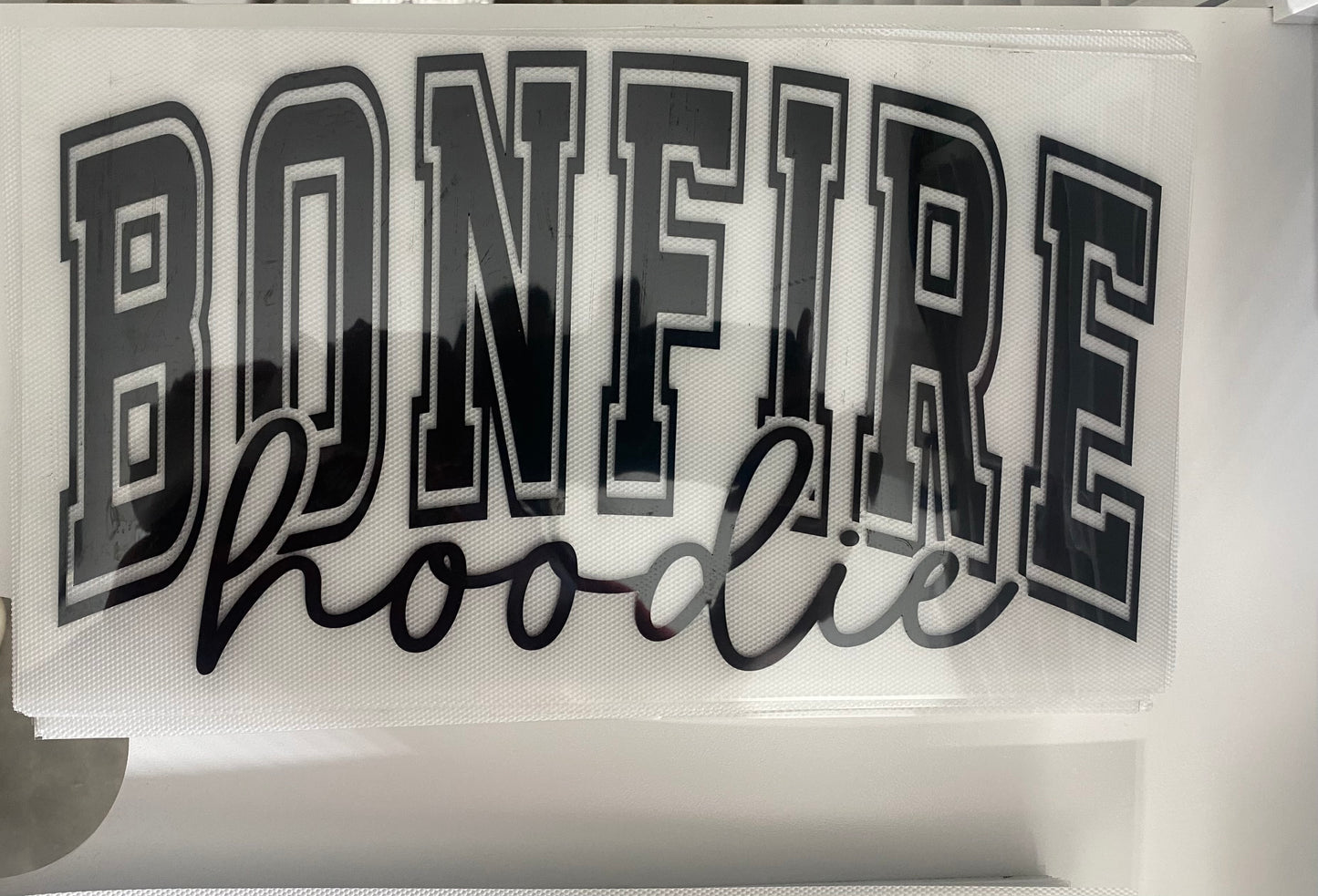 Bonfire Hoodie 3D Puff Transfer