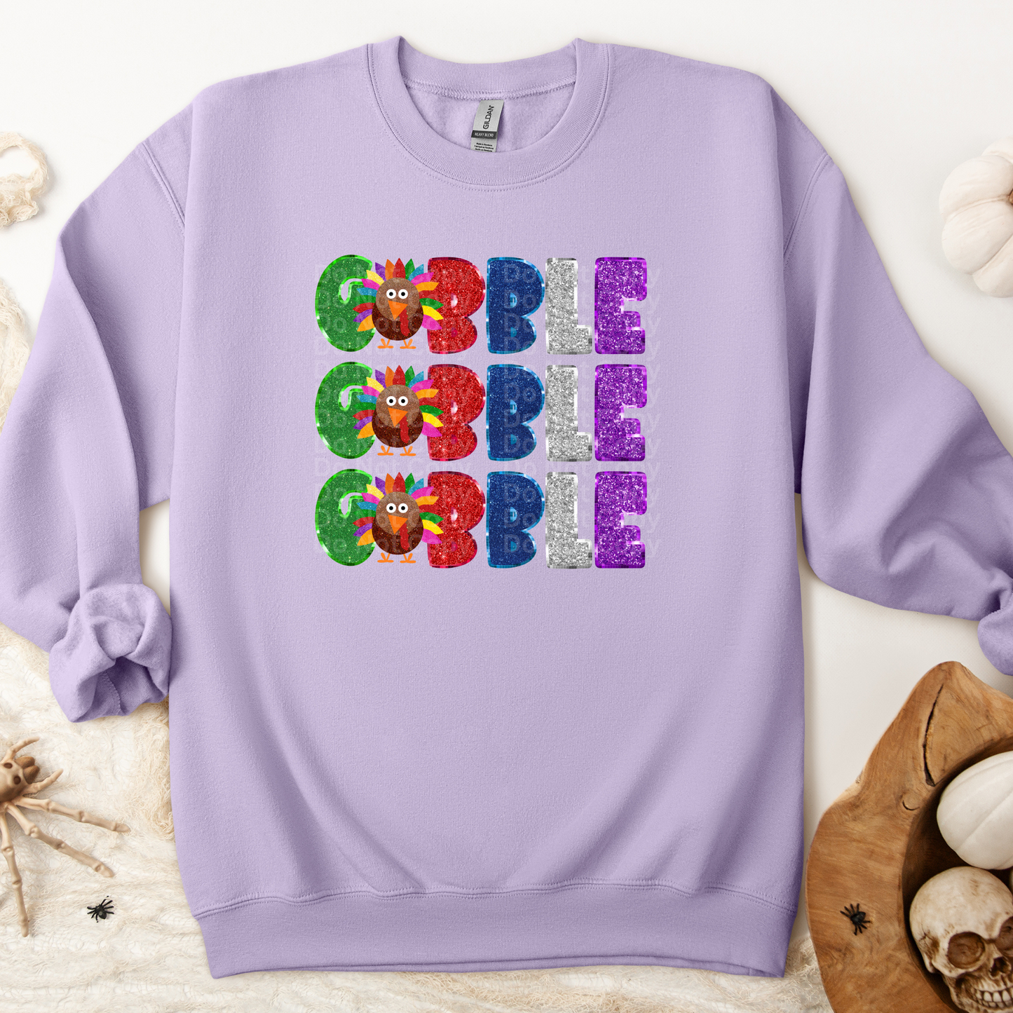 Gobble Faux Glitter DTF Transfer