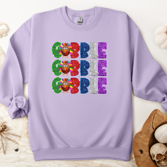 Gobble Faux Glitter DTF Transfer