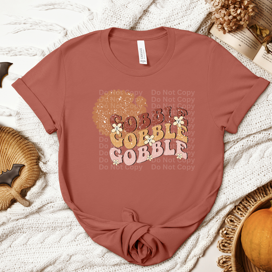 Retro Gobble Gobble DTF Transfer