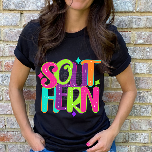 Southern - Neon States DTF Transfer