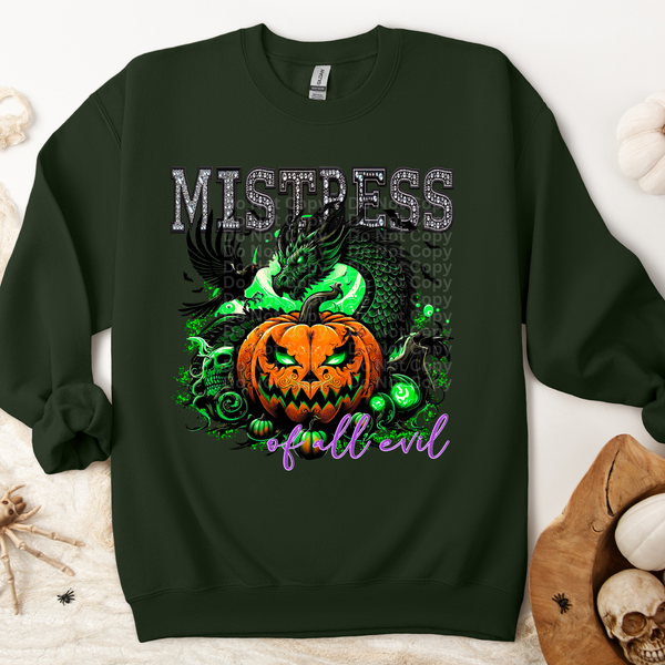 Mistress Of All Evil Fairytale Pumpkin DTF Transfer