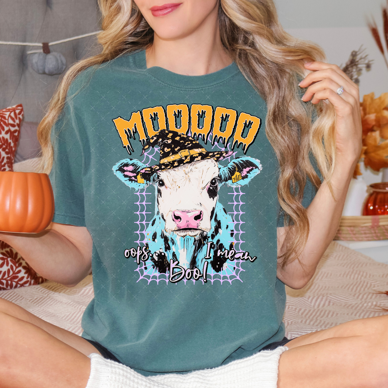 Moooo Oops I Mean Boo - DTF Transfer