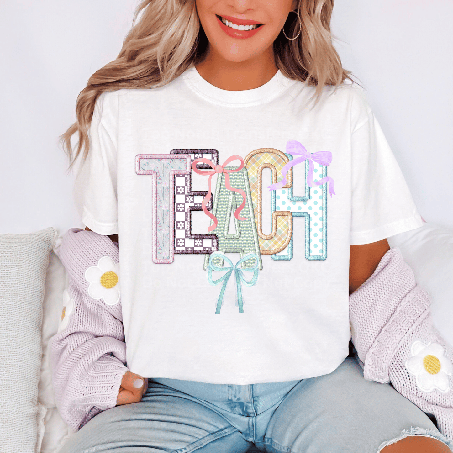 Teach Spring Bows DTF Transfer