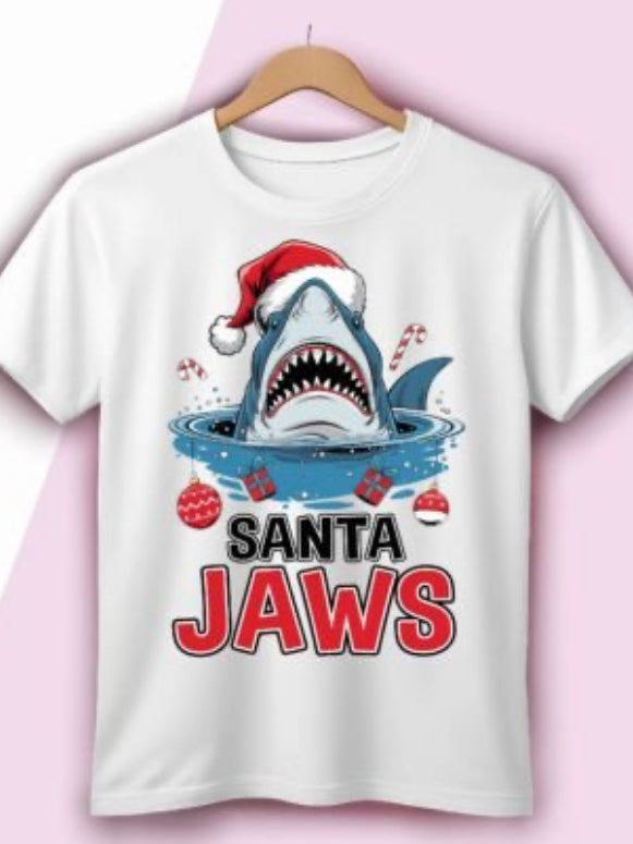 Santa Jaws DTF Transfer