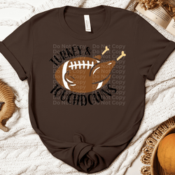 Turkey & Touchdowns DTF Transfer