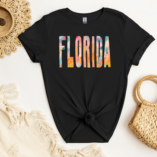 Florida Watercolor DTF Transfer