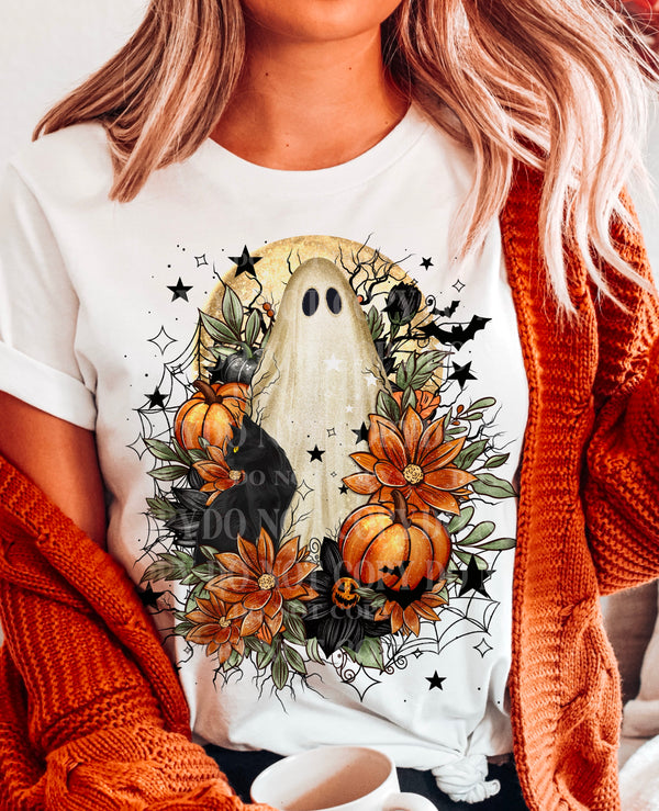 Boho Ghost *Optional long sleeve design* DTF Transfer