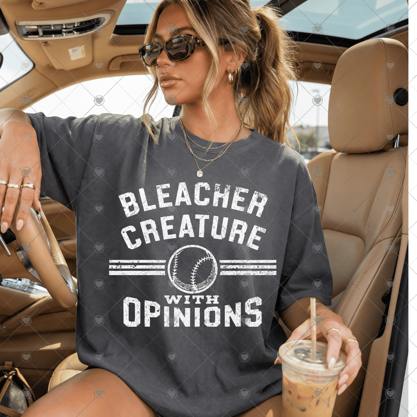 Bleacher Creature with Opinions White DTF Transfer