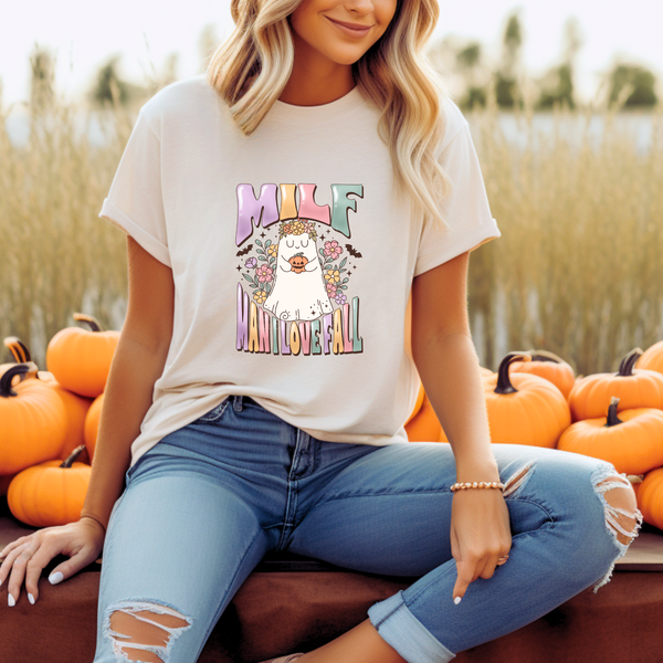MILF (Man I Love Fall) Ghost DTF Transfer