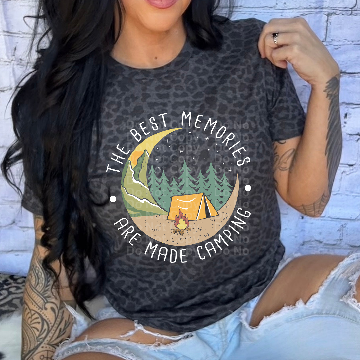 The Best Memories Are Made Camping DTF Transfer