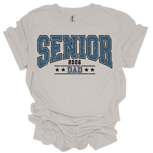 Senior Dad 2026 Blue DTF Transfer