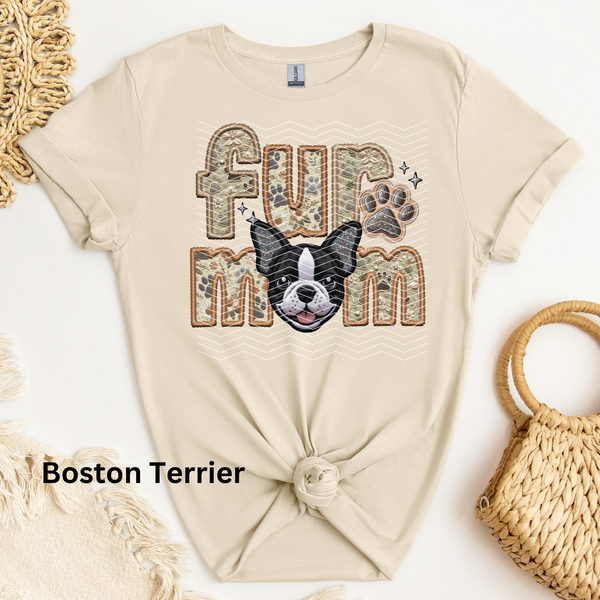 Boston Terrier DTF Transfer