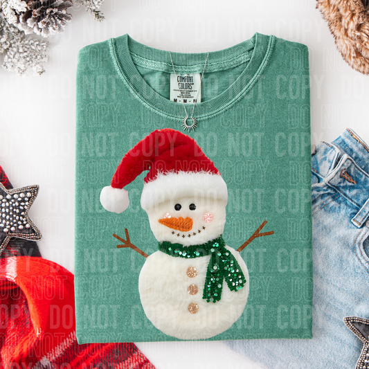 Yarn Snowman 2 DTF Transfer