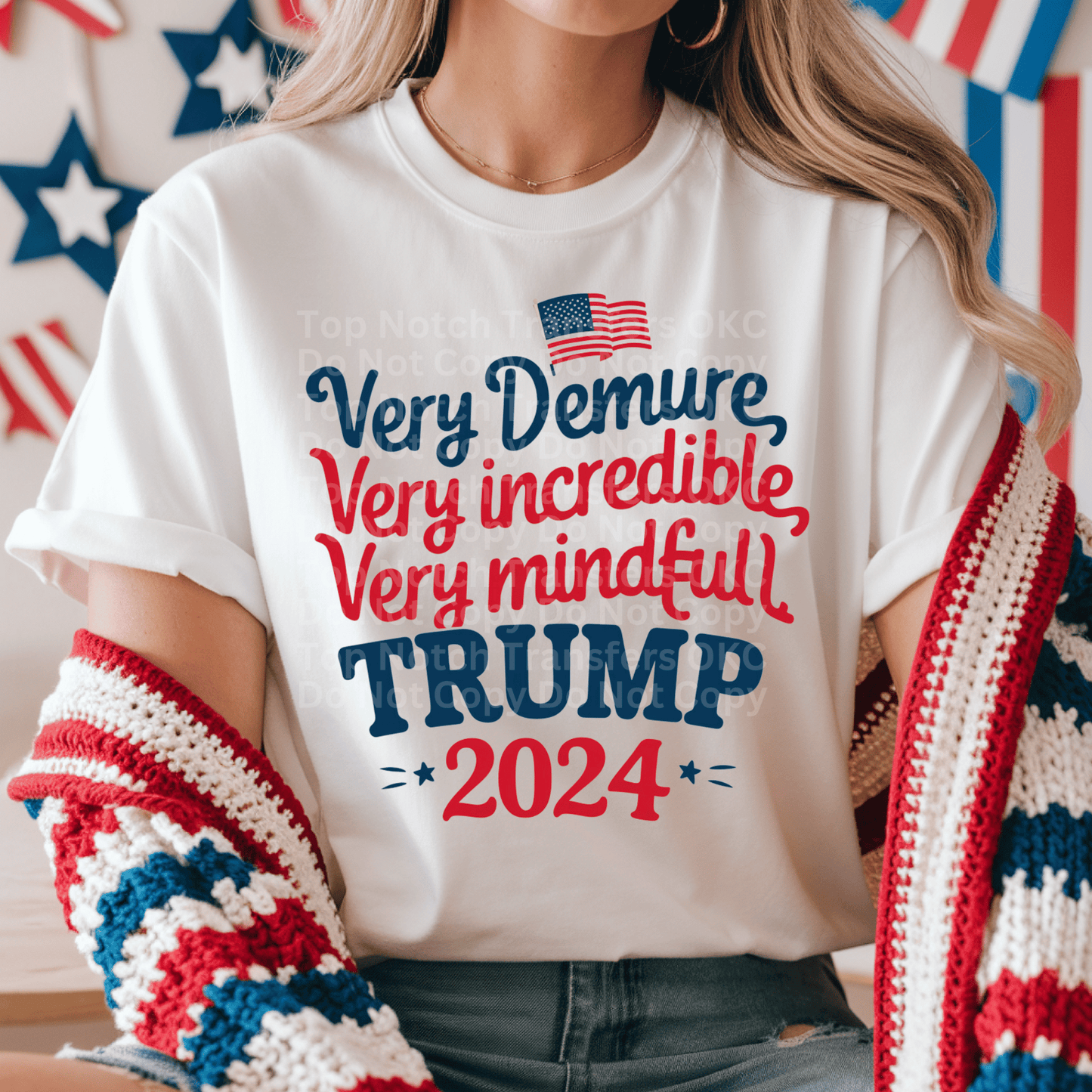 Very Demure… Trump 2024 DTF Transfer
