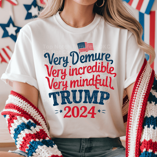 Very Demure… Trump 2024 DTF Transfer