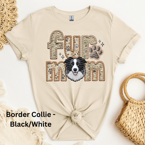 Border Collie - Black/White DTF Transfer