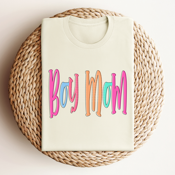 Boy Mom - Colored Names/Occupations DTF Transfer
