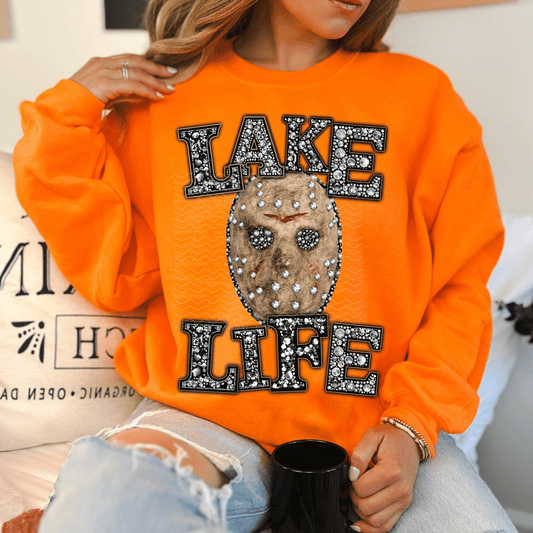 Lake Life (Faux Rhinestones) DTF Transfer
