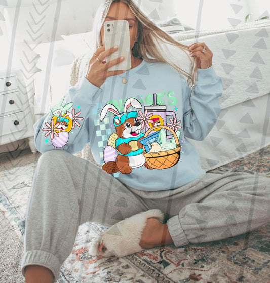 Easter Bucee *Optional long sleeve design* DTF Transfer