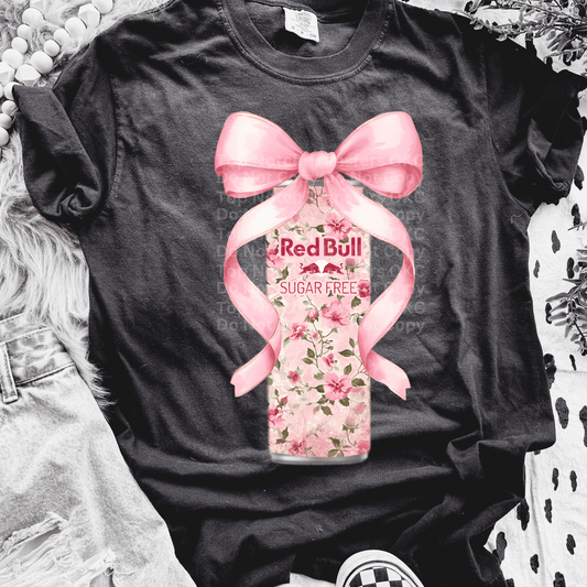 RB SF Floral w/ pink bow DTF Transfer