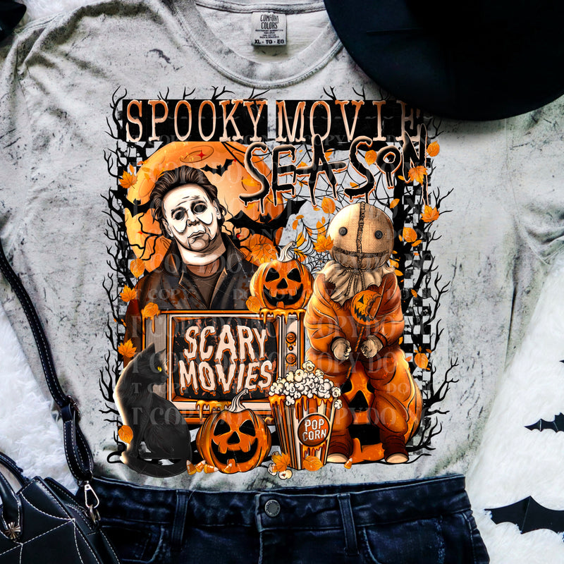 Spooky Movie Season 3*Optional long sleeve design* DTF Transfer