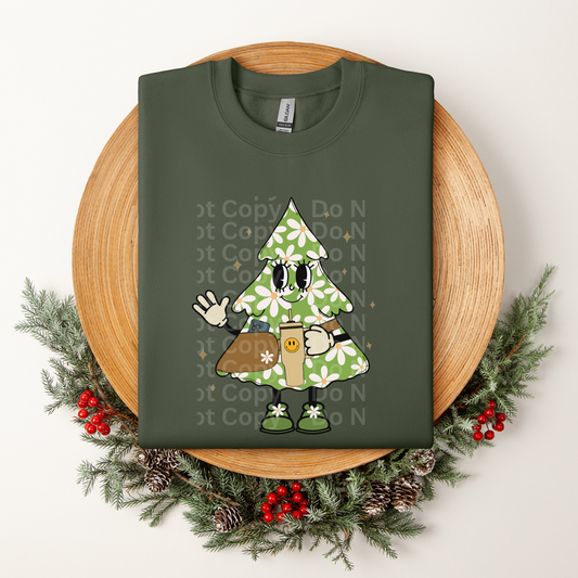 Bougie Tree Green DTF Transfer