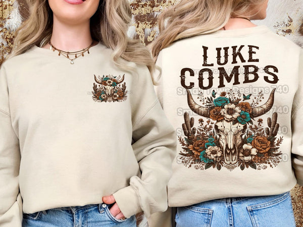 Luke Combs DTF Transfer