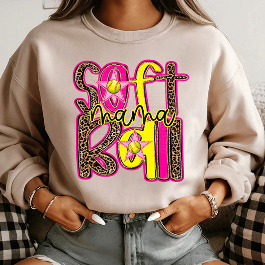 Softball Mama DTF Transfer
