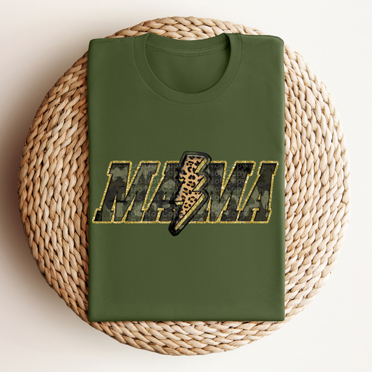 Mama Camo/Leopard Bolt DTF Transfer