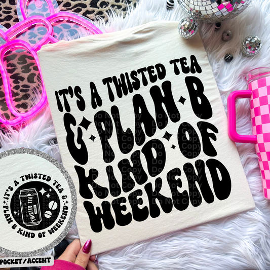 It's A Swirly Tea & Plan DTF Transfer