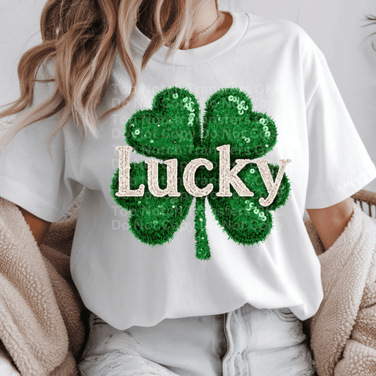 Lucky Shamrock DTF Transfer