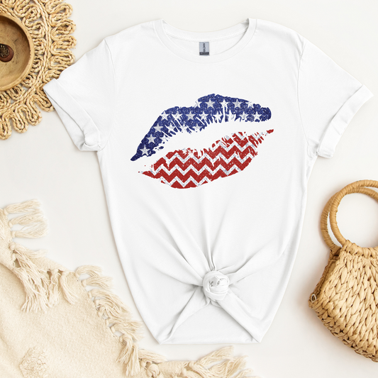 USA Lips DTF Transfer