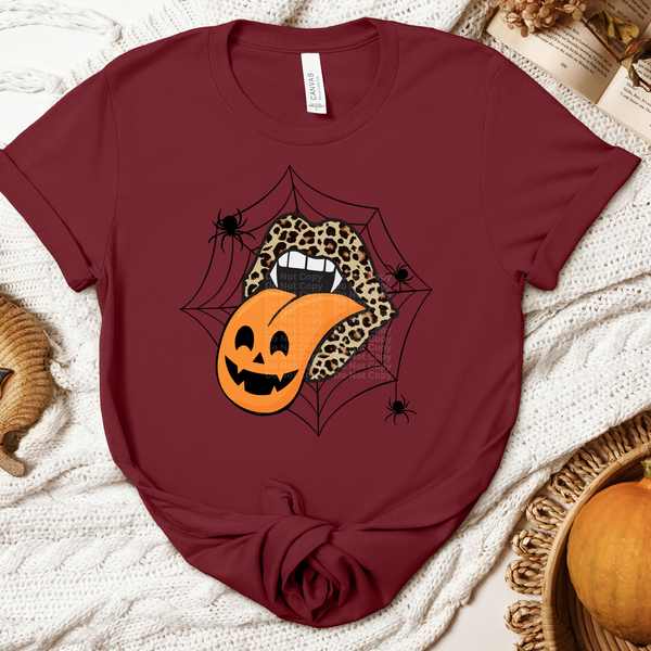 Leopard Halloween Lips DTF Transfer