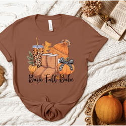Basic Fall Babe - Booties DTF Transfer
