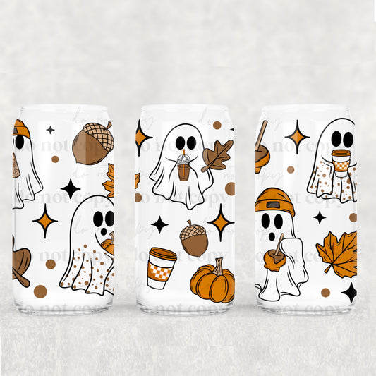 Fall Ghosts UV DTF 16 oz Cup Wrap *CSC 0925*