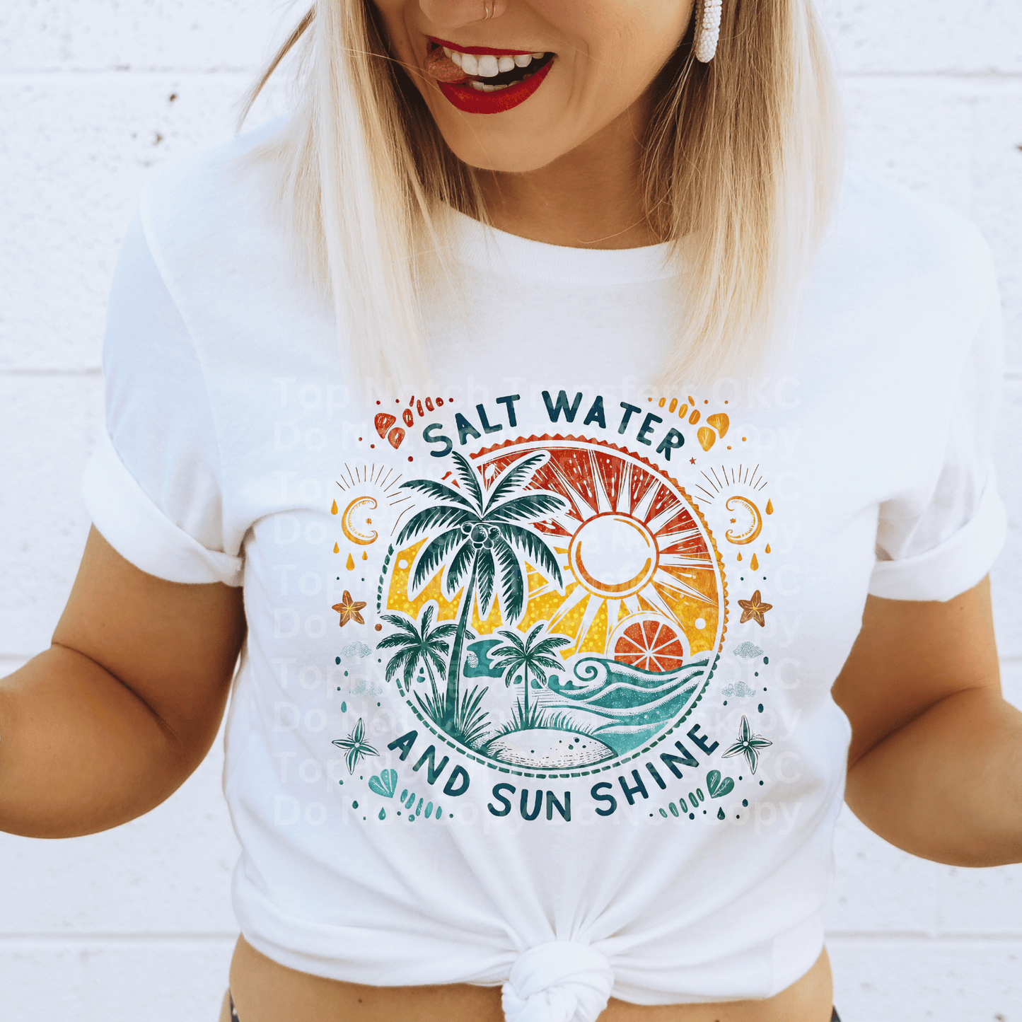 Salt Water And Sunshine DTF Transfer