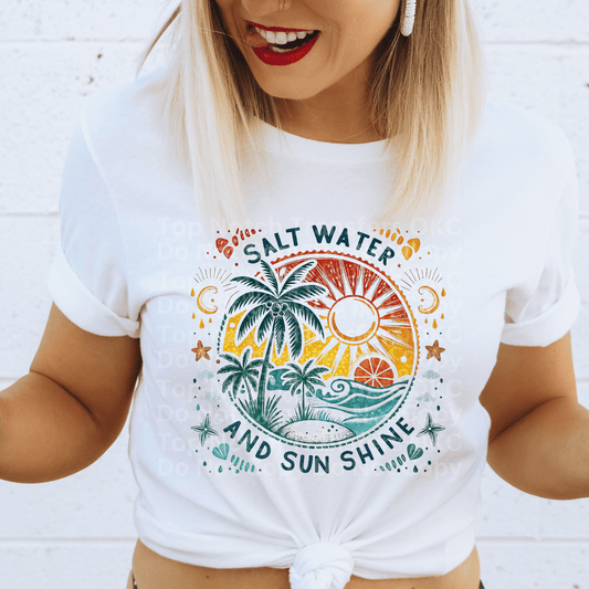 Salt Water And Sunshine DTF Transfer