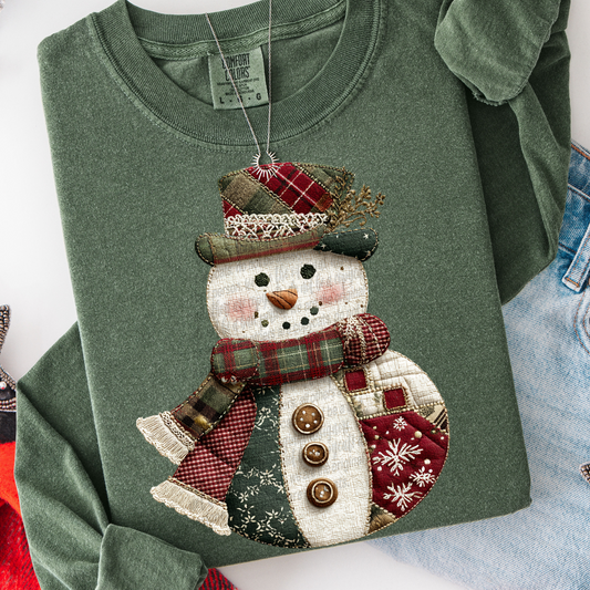 RTS ADULT Appliqué Snowman DTF Transfer