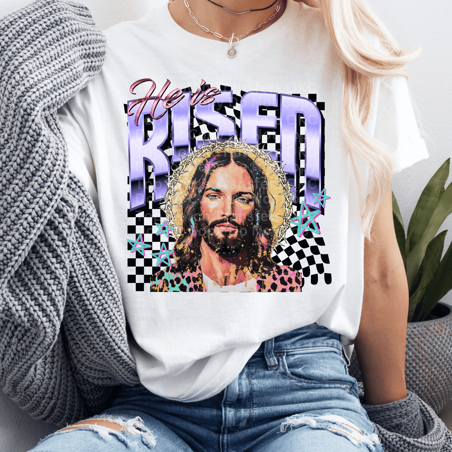 He Is Risen DTF Transfer