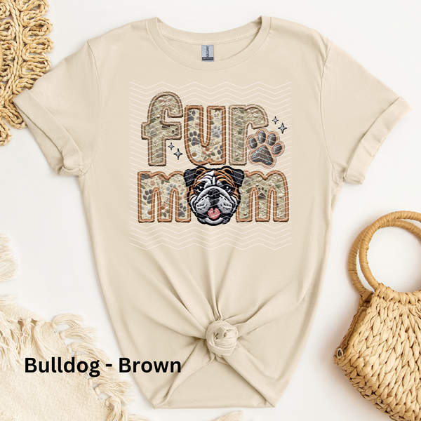 Bulldog - Brown DTF Transfer