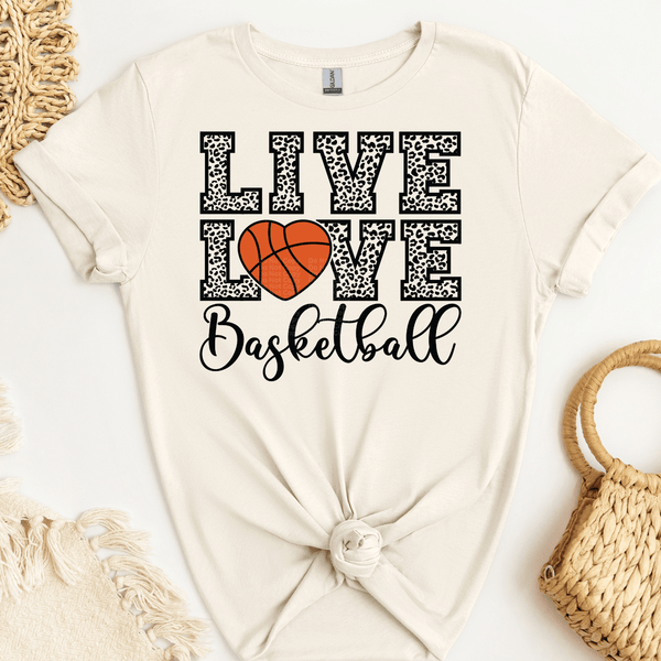 Live Love Basketball DTF Transfer
