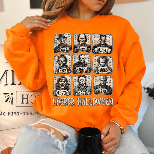 Horror Halloween Mugshots 2 DTF Transfer