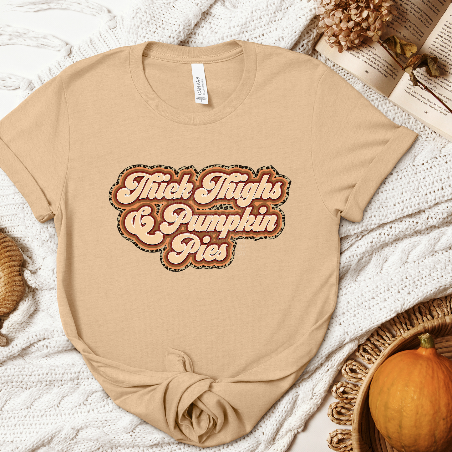 Thick Thighs & Pumpkin Pies DTF Transfer