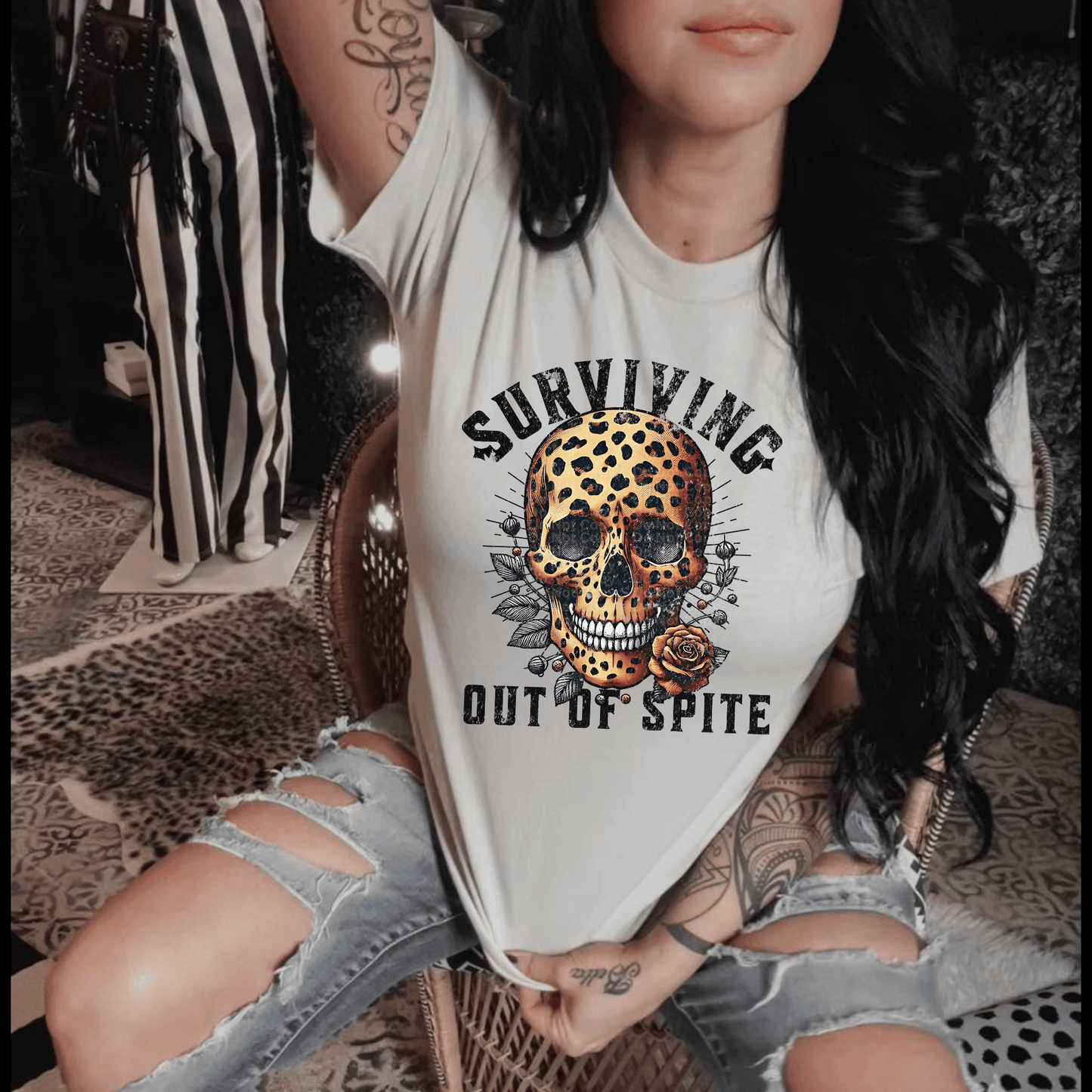Surviving out of Spite DTF Transfer
