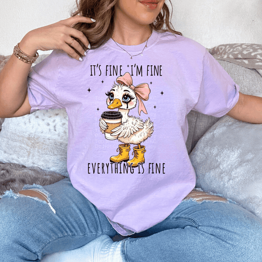 I’m Fine, I’m Fine, Everything Is Fine DTF Transfer