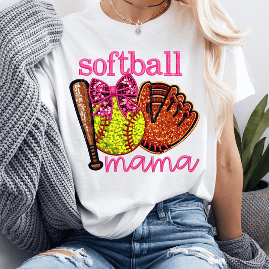 Softball Mama DTF Transfer